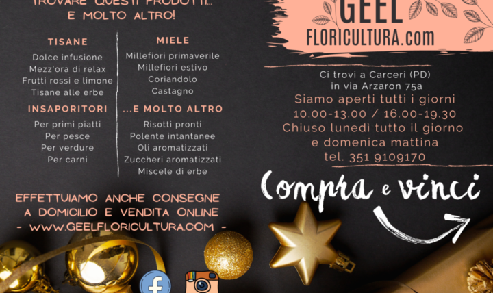 'Buy and Win' prize competition for Erbificio products