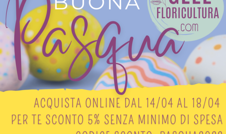Buona Pasqua: approfitta ora del nostro coupon sconto valido dal 14 al 18 aprile!
