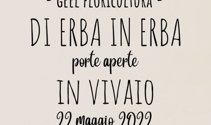 Di Erba in Erba - Timetable courses and events
