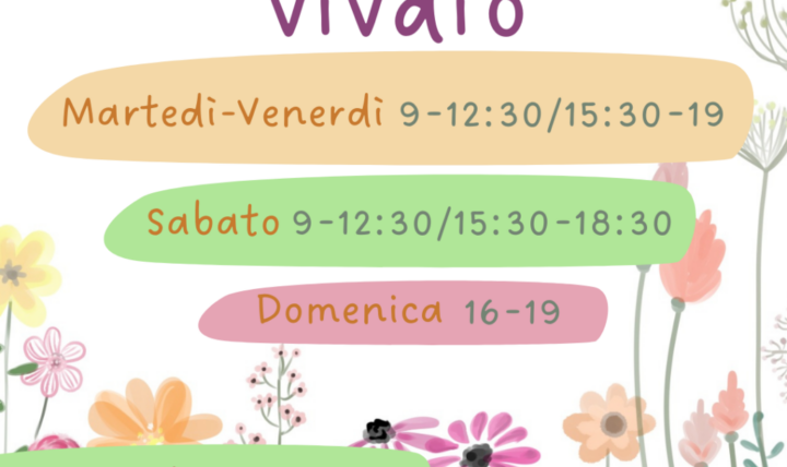 Opening hours: spring 2023