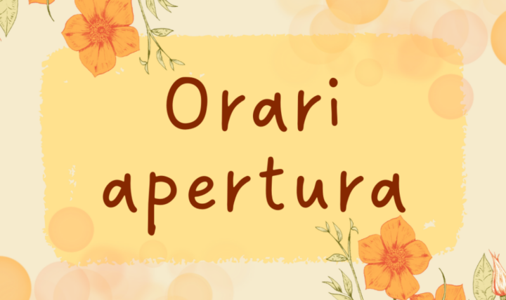 Nuovi orari apertura