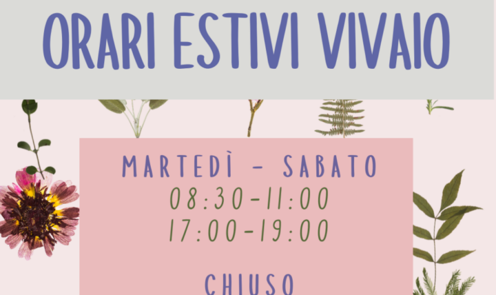 Orari estivi 2025: dal 16 giugno al 31 agosto