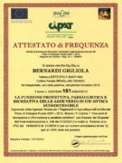 Geel Floricultura - Attestato Corso Bernardi Gigliola