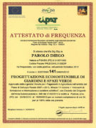 Geel Floricultura - Attestato Corso Parolo Diego