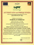 Geel Floricultura - Attestato Corso Parolo Enrico