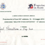 Riconoscimenti Geel Floricultura - Franciacorta in Fiore 2014 - Attestato
