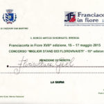 Riconoscimenti Geel Floricultura - Franciacorta in Fiore 2015